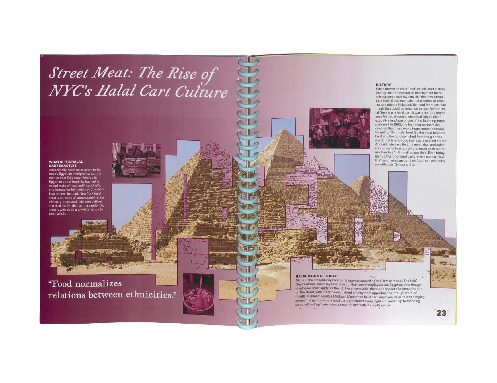 Cover of artist book.